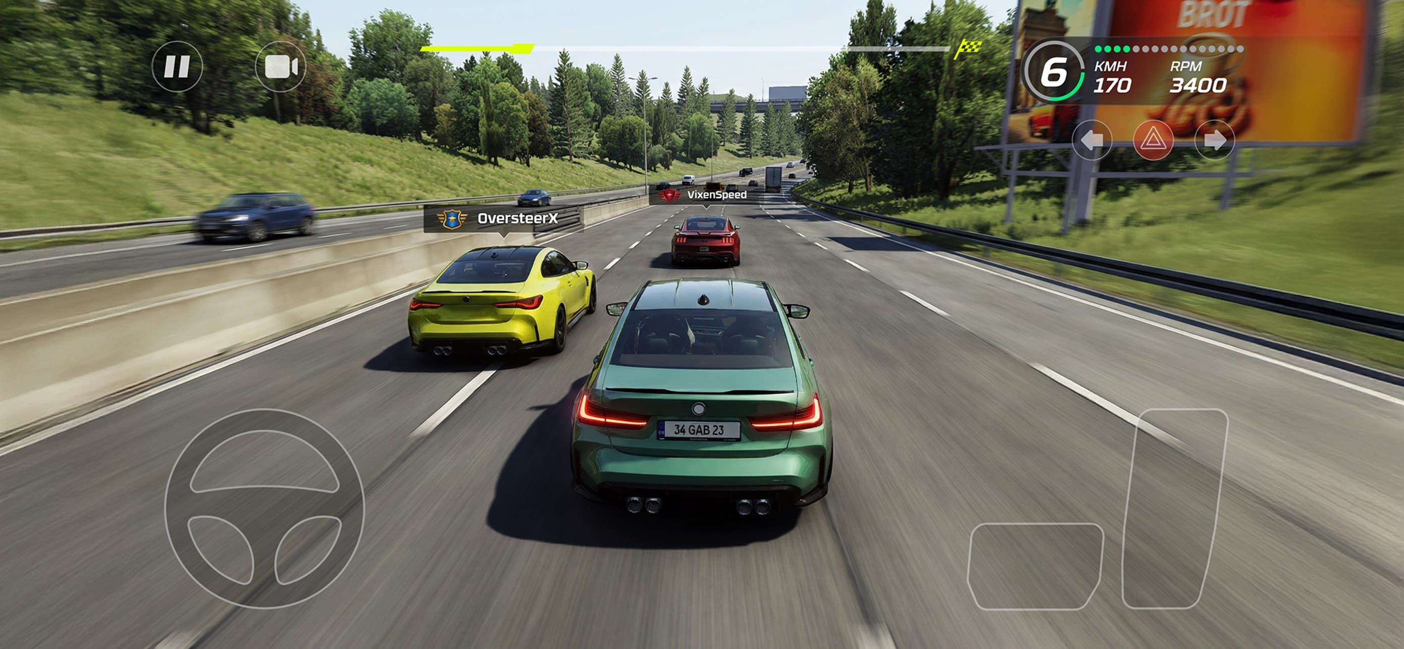 Highway Racer Pro screenshot 1 - screenshot