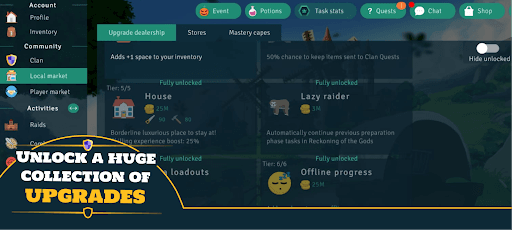 Idle Clans - MMORPG screenshot 6 - screenshot