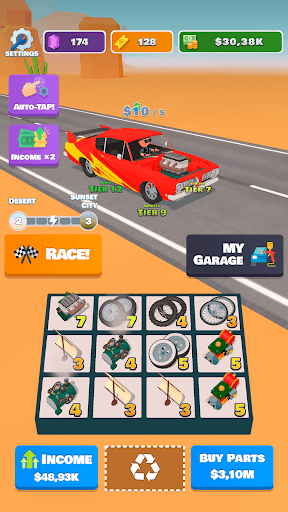 Idle Racer — Tap, Merge & Race screenshot 10 - screenshot