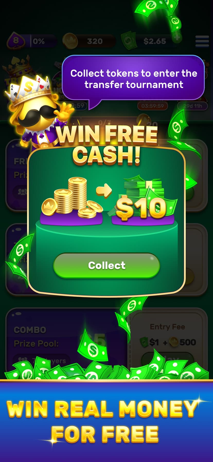 Solitaire Royale - Win Money screenshot 3 - screenshot