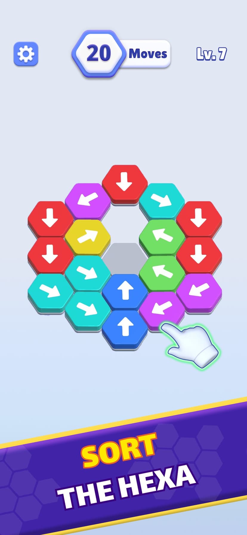 Hexa Run: Hexa Puzzle Game screenshot 2 - screenshot