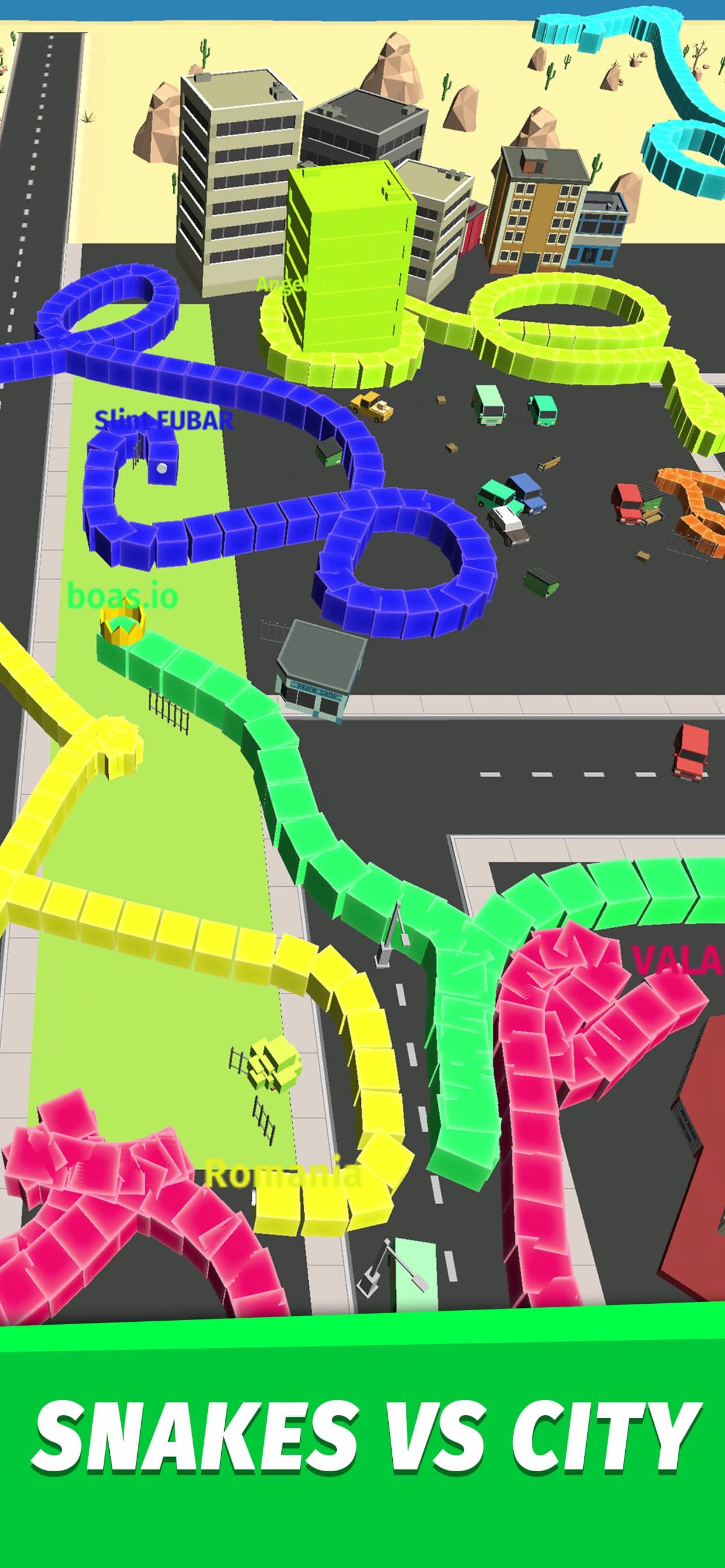 Boas.io Snake vs City screenshot 3 - screenshot