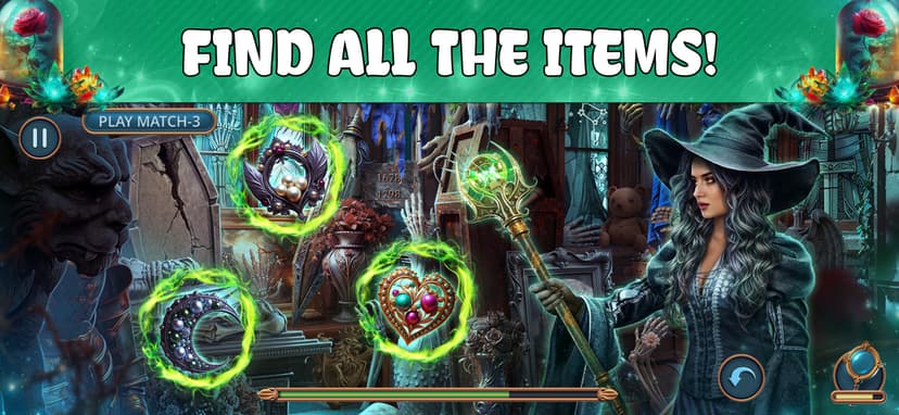 Hidden Objects: Hour of Witch screenshot 2 - screenshot