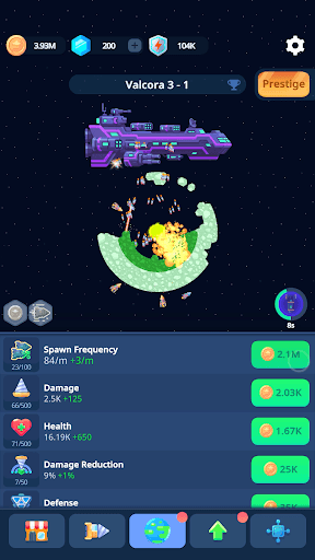 Planet Miner: Idle Action Game screenshot 8 - screenshot