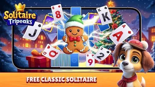 Christmas Solitaire TriPeaks screenshot 3 - screenshot