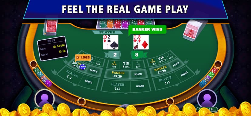 Baccarat - Casino Style screenshot 1 - screenshot
