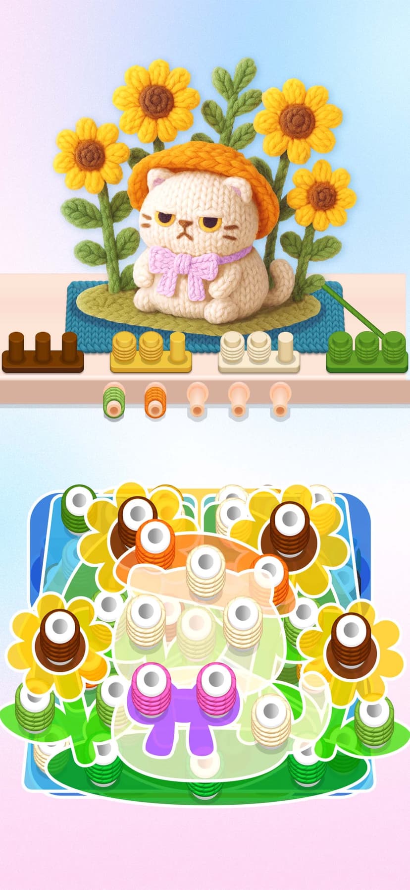 Stitch Sort - Wool Yarn Craze screenshot 4 - screenshot
