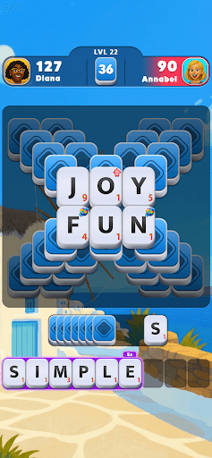 Word Tiles GO screenshot 1 - screenshot