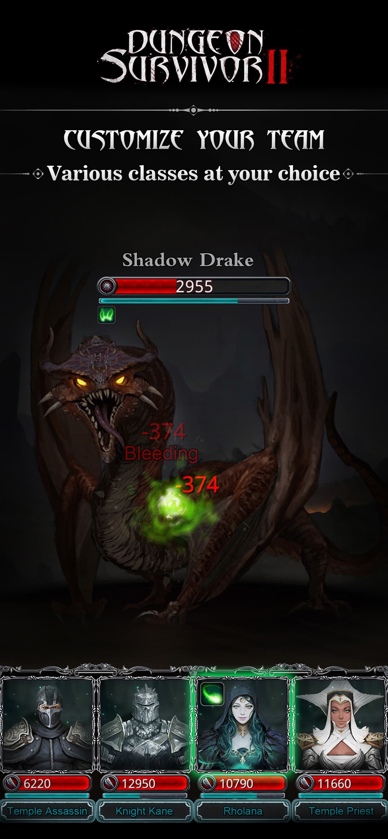 Dungeon Survivor II: Dark Tide screenshot 4 - screenshot