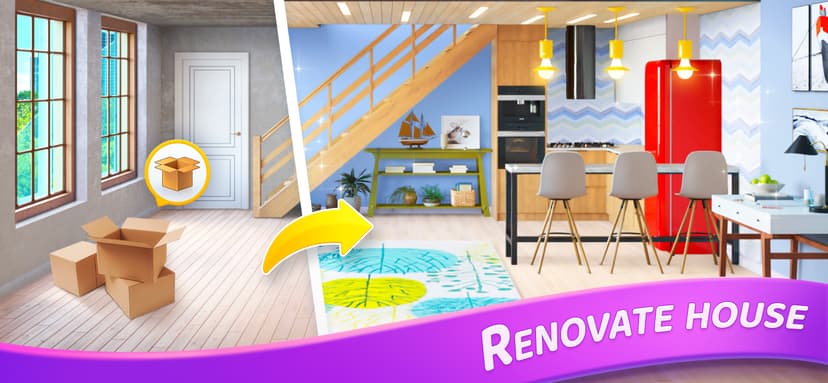 Merge Design: Home Makeover screenshot 4 - screenshot