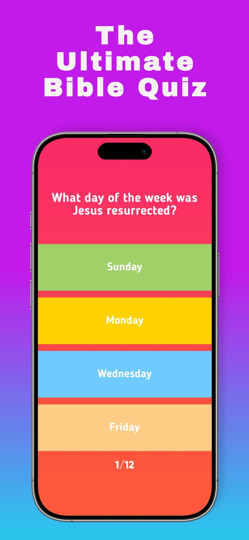 Bible Trivia Quiz - Fun Game screenshot 1 - screenshot
