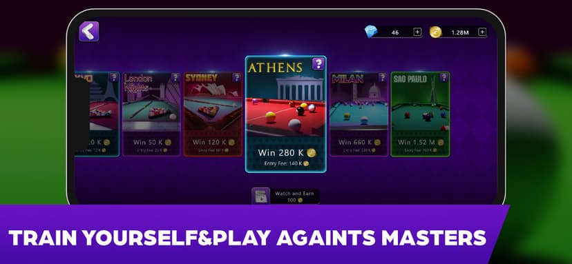 8 Ball Billiards - Offline screenshot 1 - screenshot