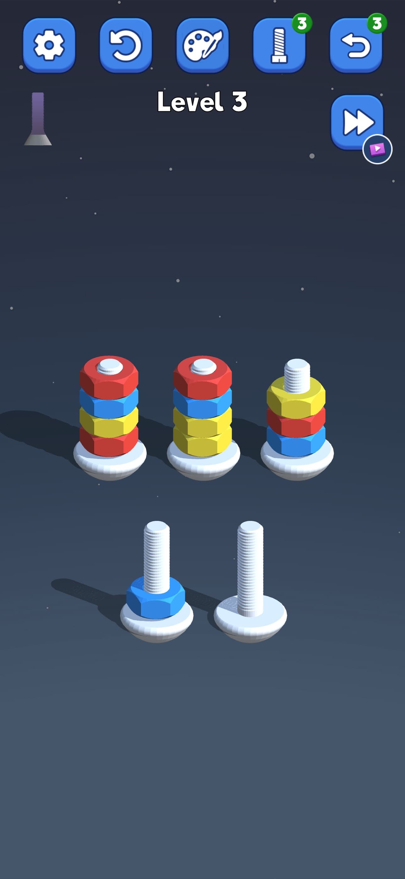 Nuts and Bolts: Sort Puzzle screenshot 1 - screenshot