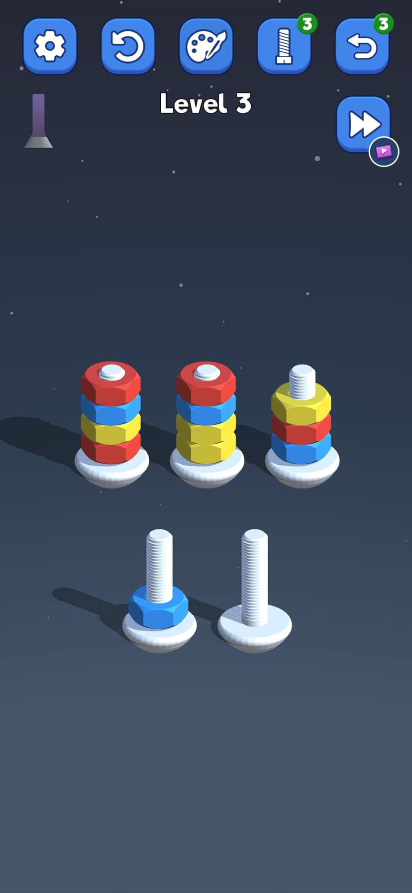 Nuts and Bolts: Sort Puzzle screenshot 1 - screenshot