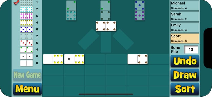 Chickenfoot Dominoes screenshot 5 - screenshot
