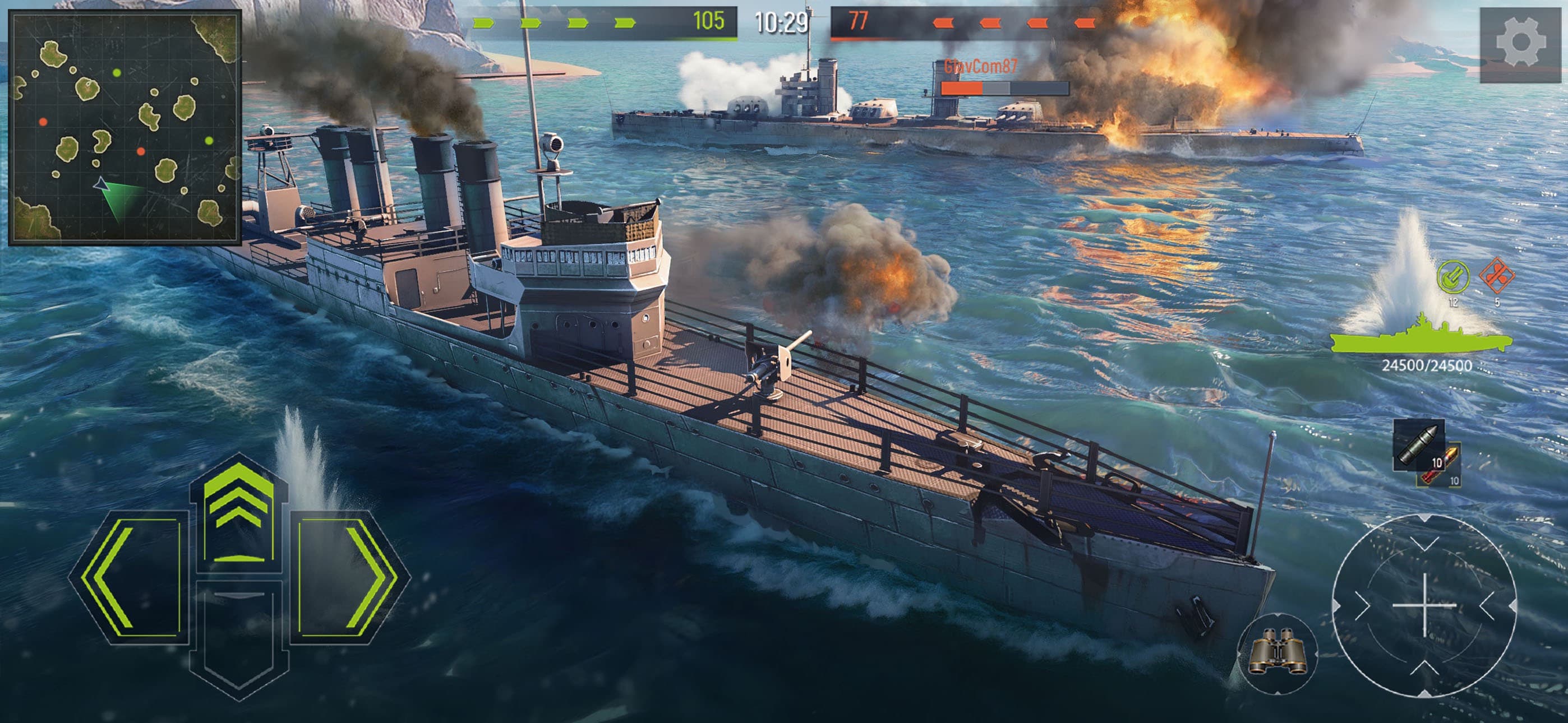 Navy War: Warship Simulator 3D screenshot 1 - screenshot