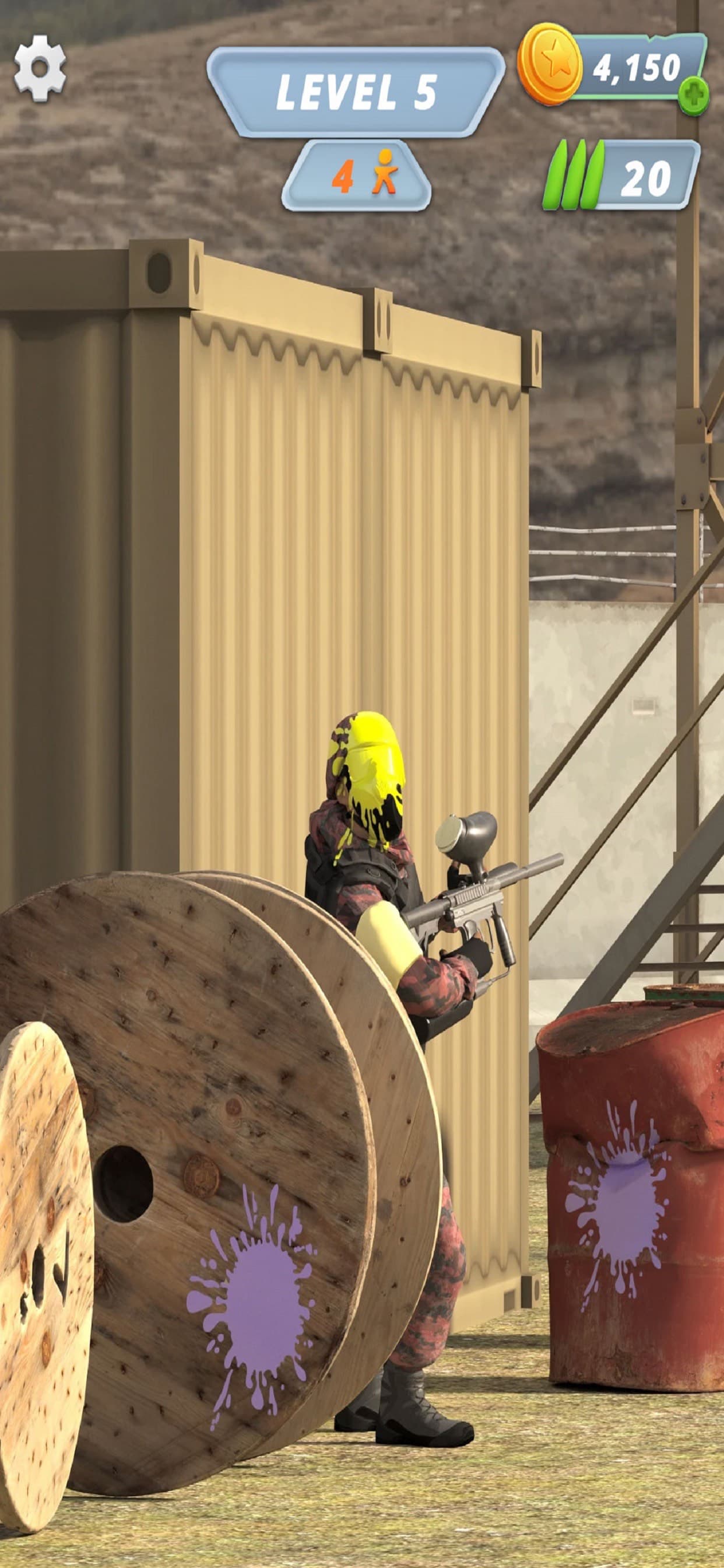 Paintball Attack 3D: Color War screenshot 7 - screenshot