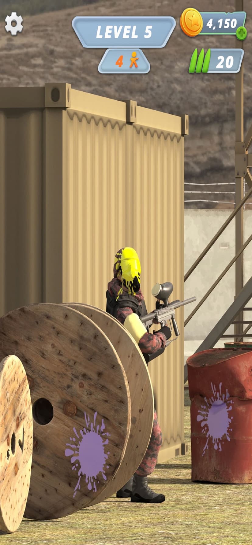 Paintball Attack 3D: Color War screenshot 7 - screenshot