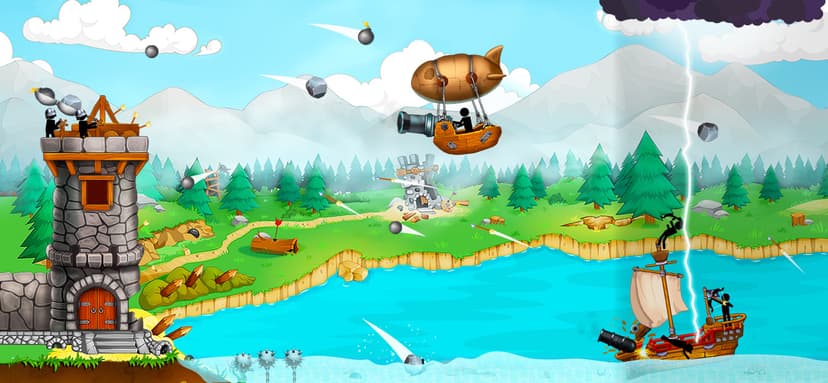 The Catapult: stick man game screenshot 3 - screenshot
