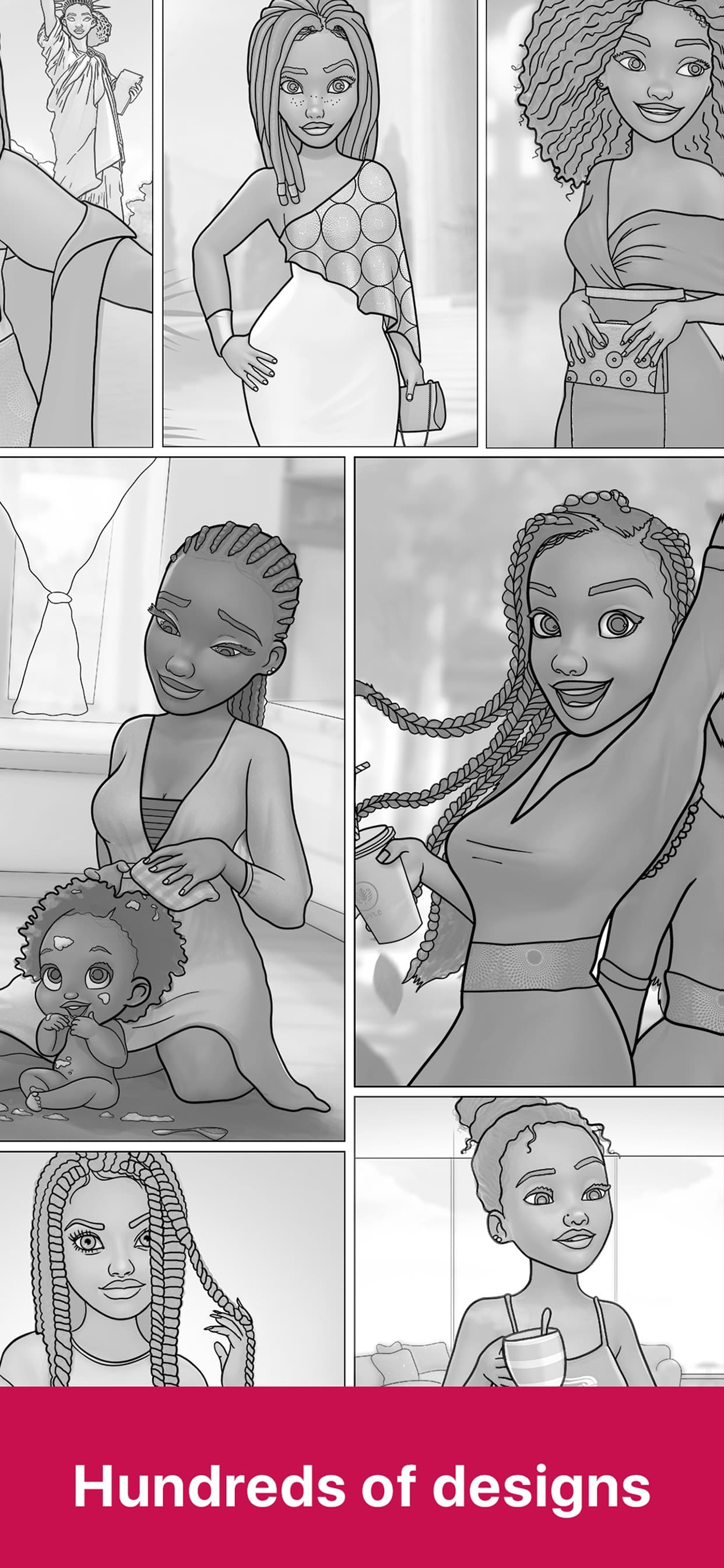 Black Coloring Book・Color Noir screenshot 8 - screenshot