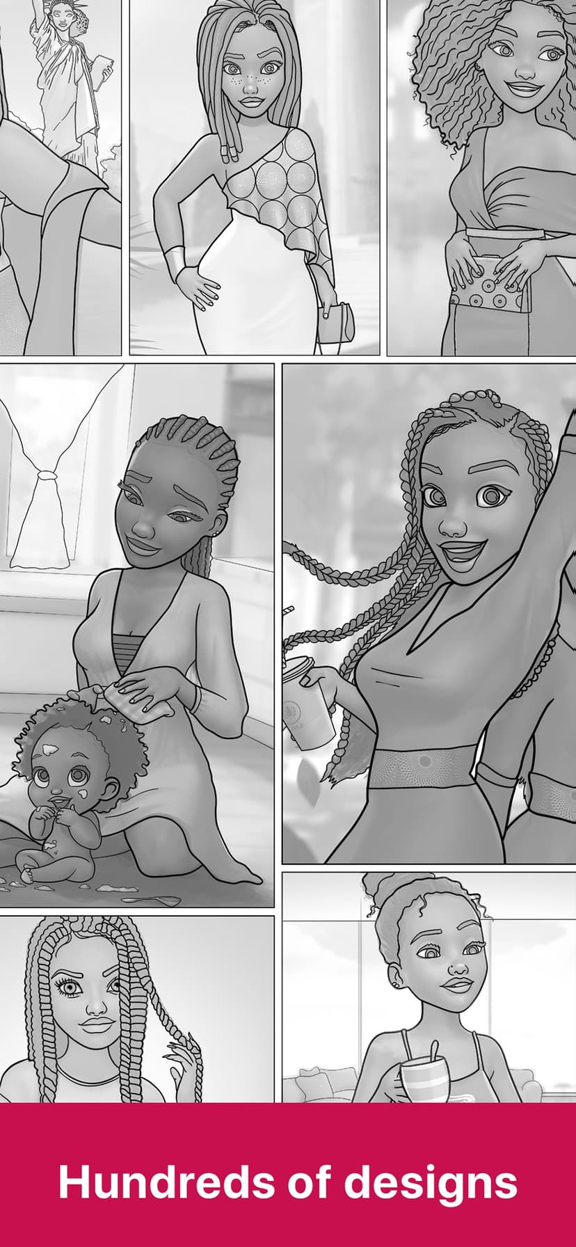 Black Coloring Book・Color Noir screenshot 8 - screenshot