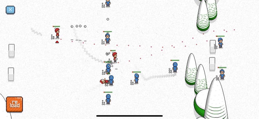 Pixel Pro Snow Fight screenshot 5 - screenshot