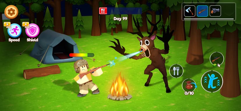 Survive in 999 Nights Forest screenshot 2 - screenshot