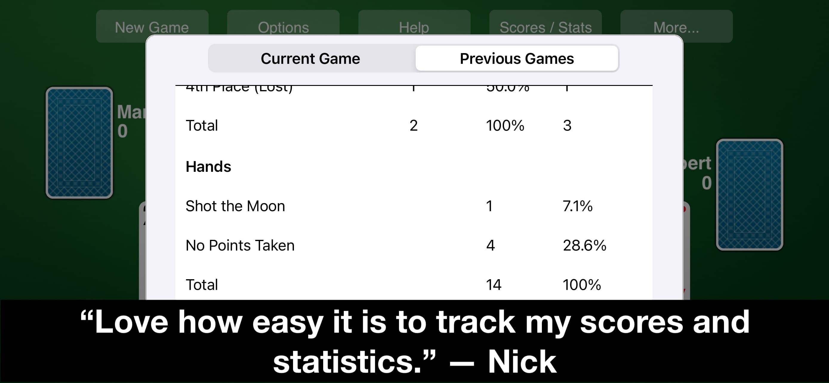 Hearts Card Game—New Classic screenshot 5 - screenshot
