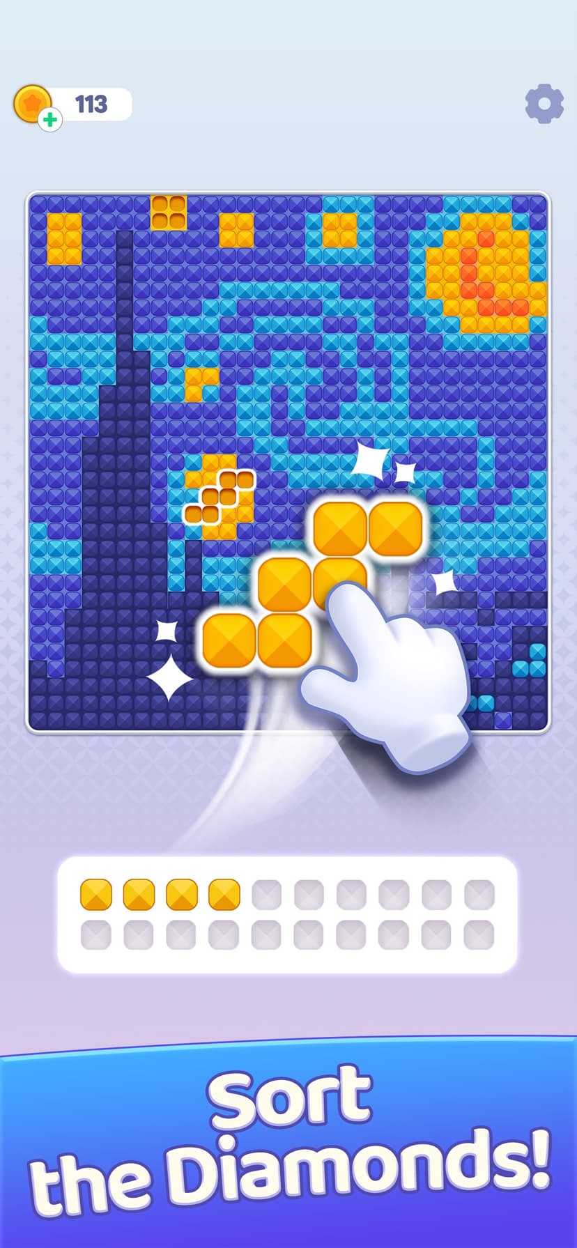 Brilliant Sort: Diamond Puzzle screenshot 1 - screenshot