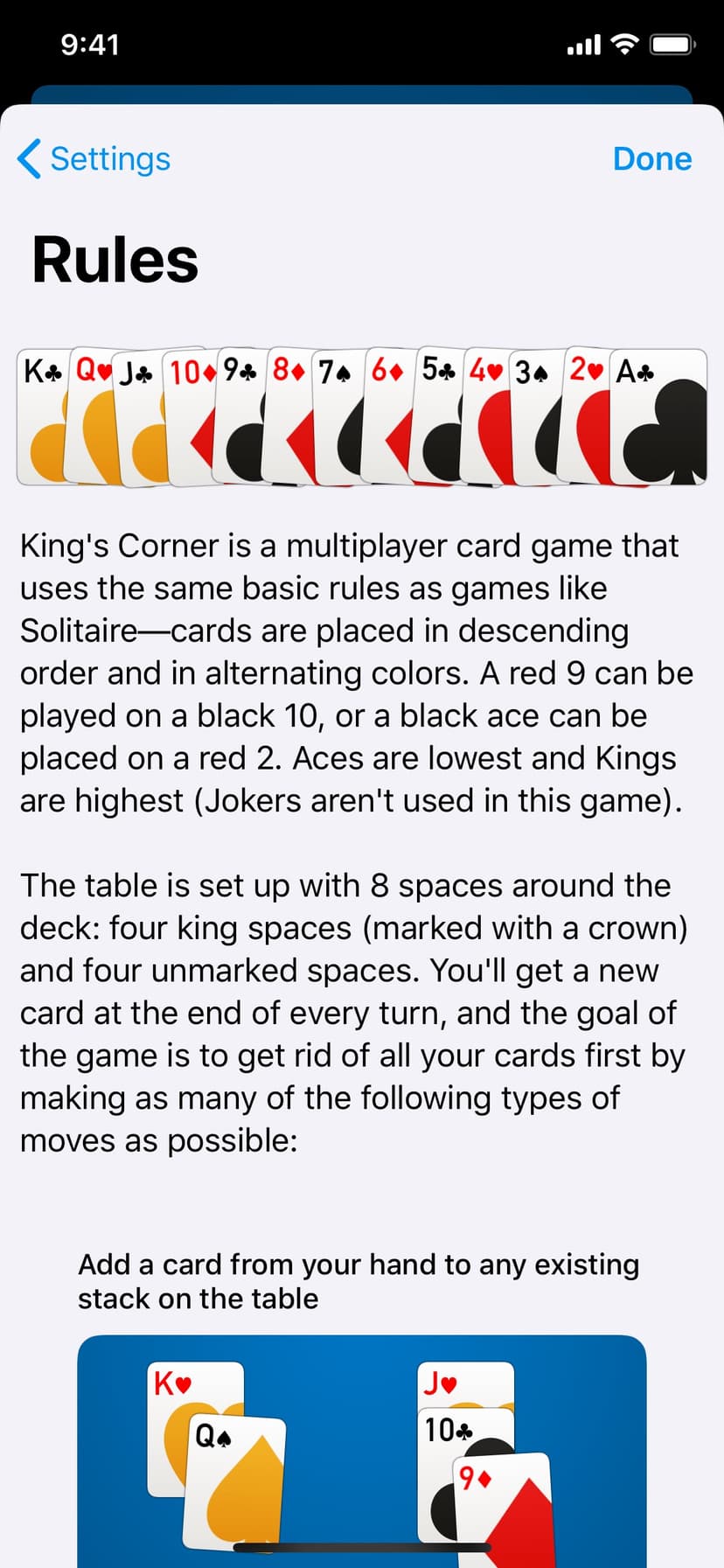 King’s Corner screenshot 6 - screenshot