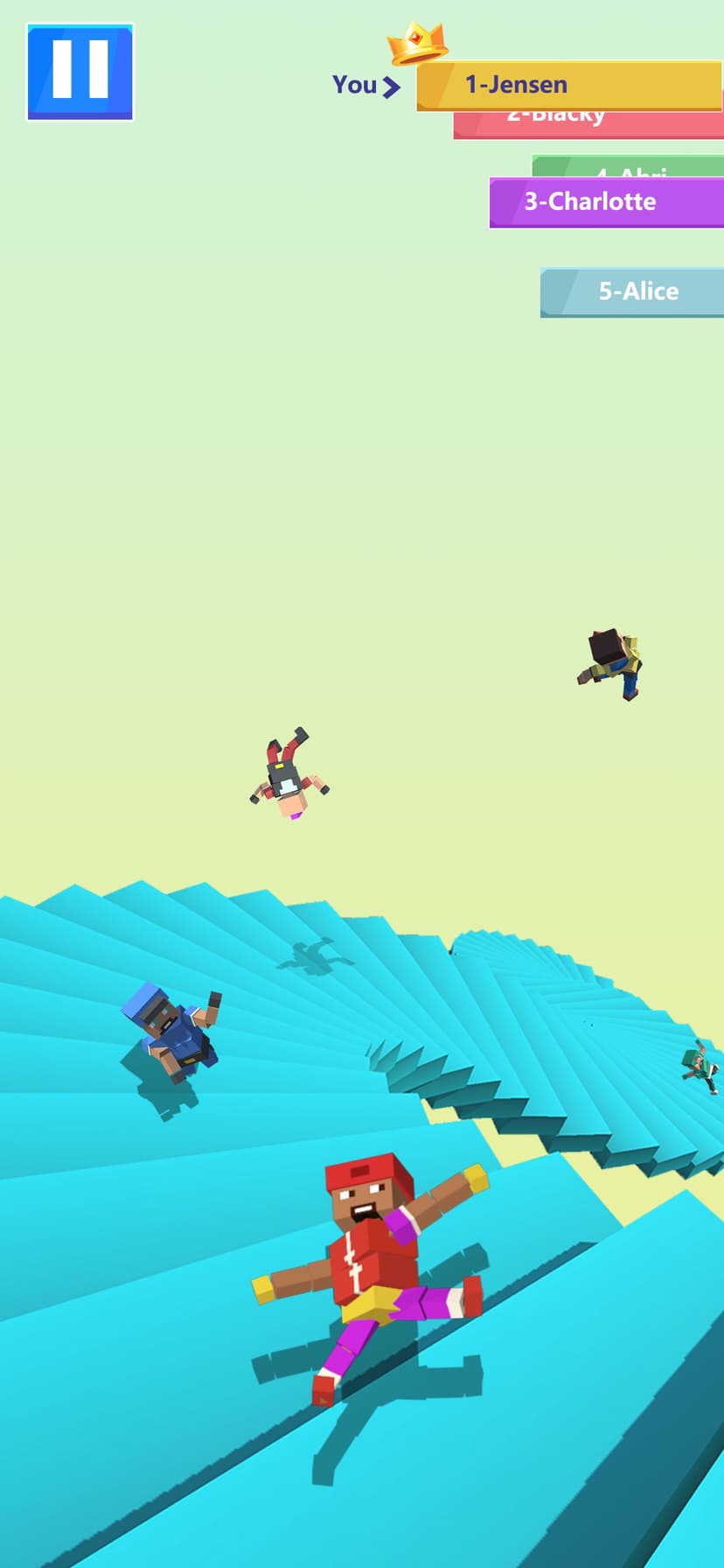 Stair Fall 3D screenshot 1 - screenshot
