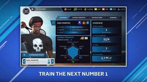 Tennis Manager Mobile screenshot 3 - screenshot