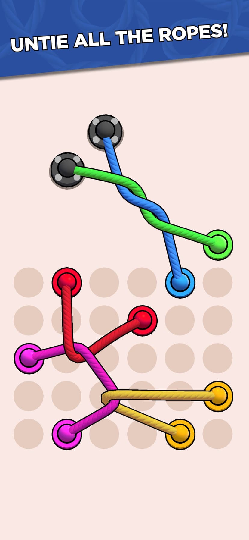 Twisted Ropes: Untangle 3D screenshot 2 - screenshot
