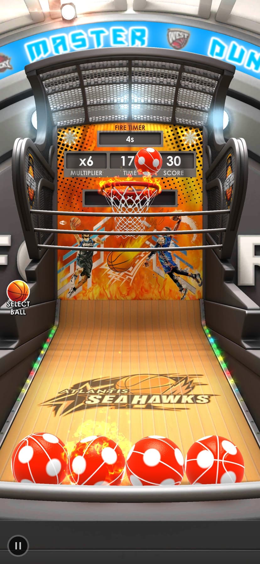 Basketball Flick 3D screenshot 1 - screenshot
