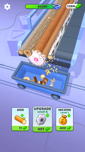 Idle Cutter: Wood Slice screenshot 2 - screenshot