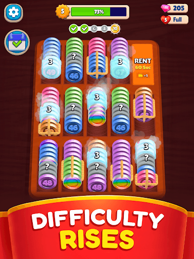 Pocket Sort: Coin Merge Puzzle screenshot 12 - screenshot