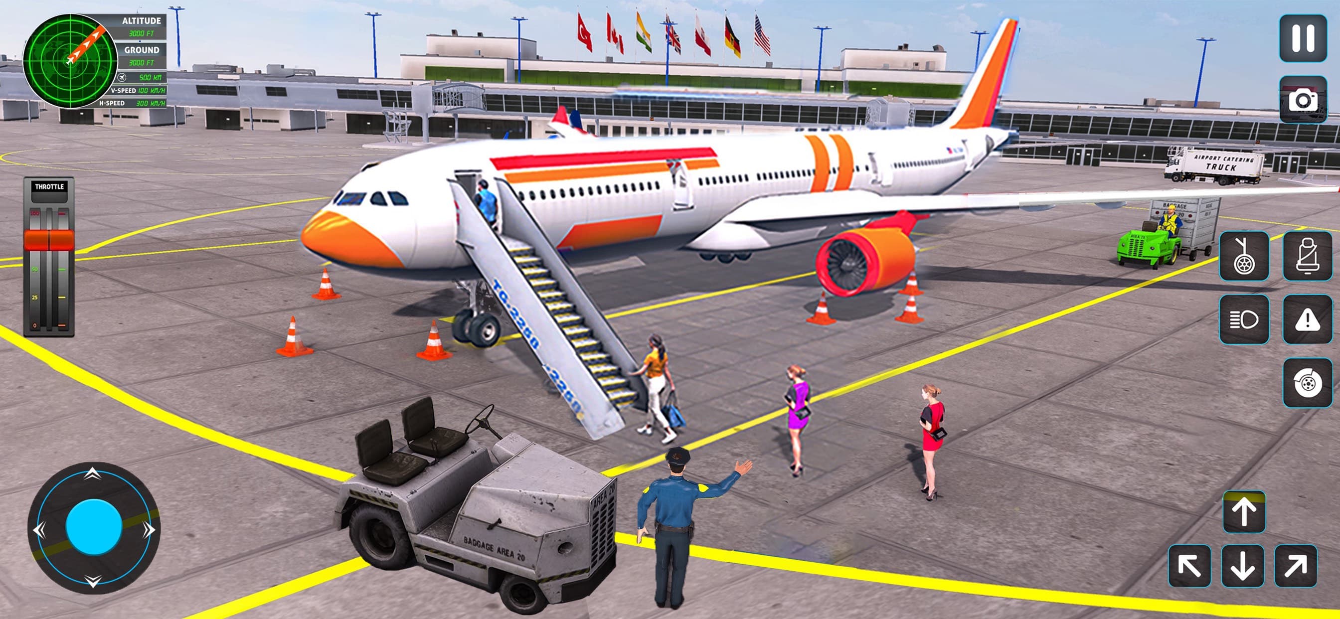 Plane Simulator Airplane Games screenshot 1 - screenshot