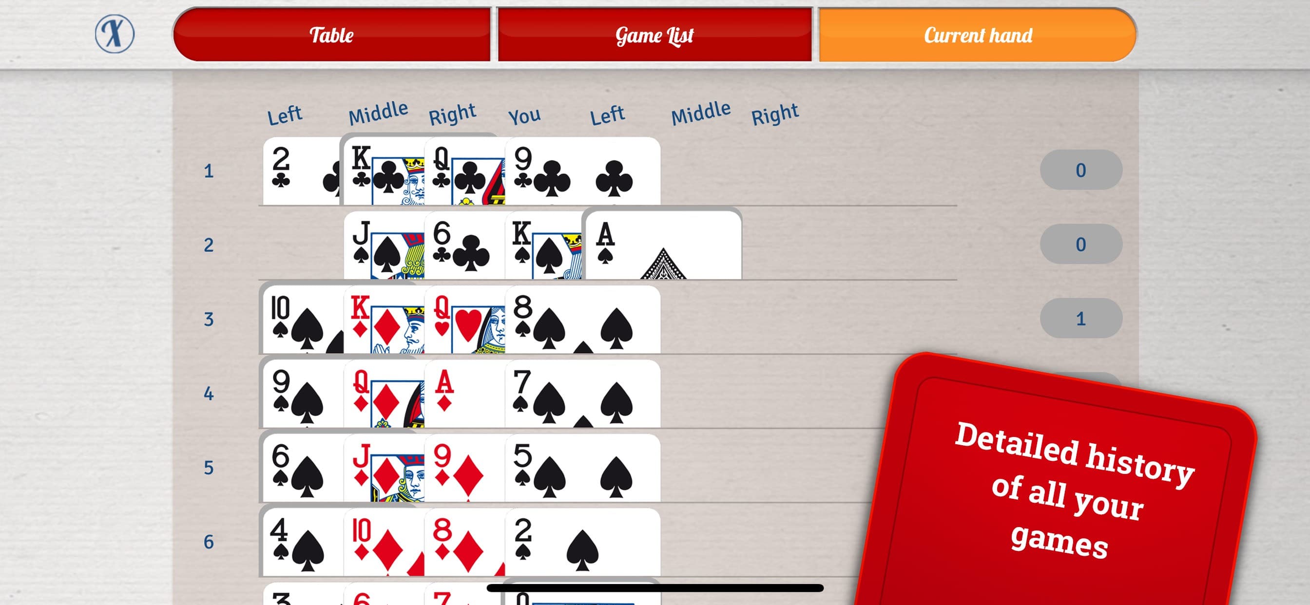Hearts LITE - Card Game screenshot 5 - screenshot