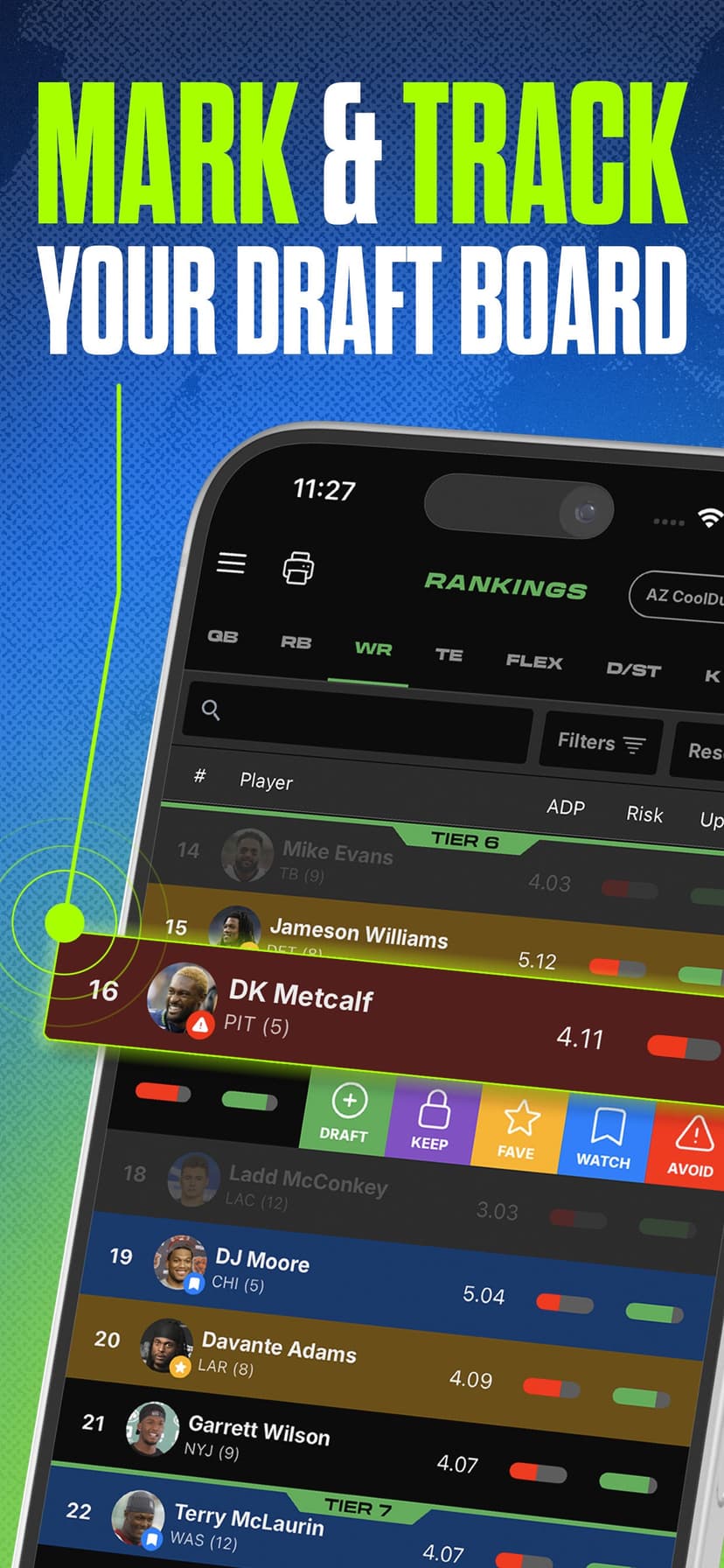 Fantasy Football Draft Kit UDK screenshot 5 - screenshot