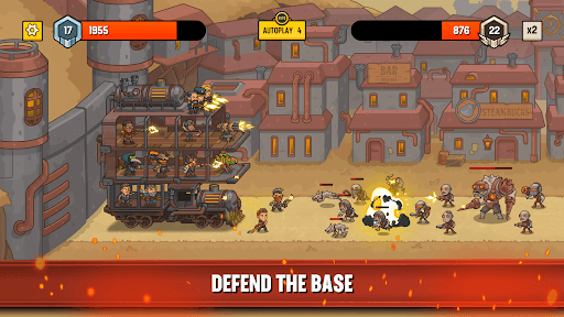 Steampunk Camp Defense screenshot 1 - screenshot