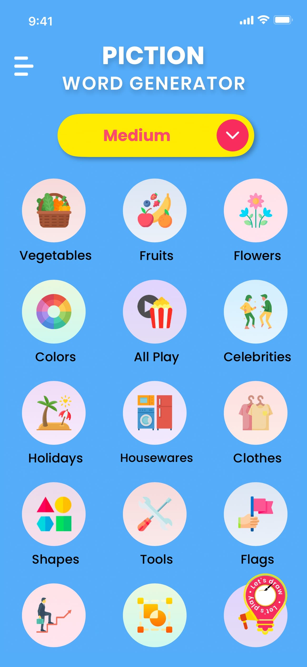 Piction Word Generator screenshot 1 - screenshot