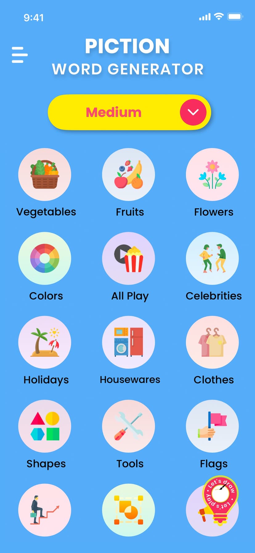 Piction Word Generator screenshot 1 - screenshot