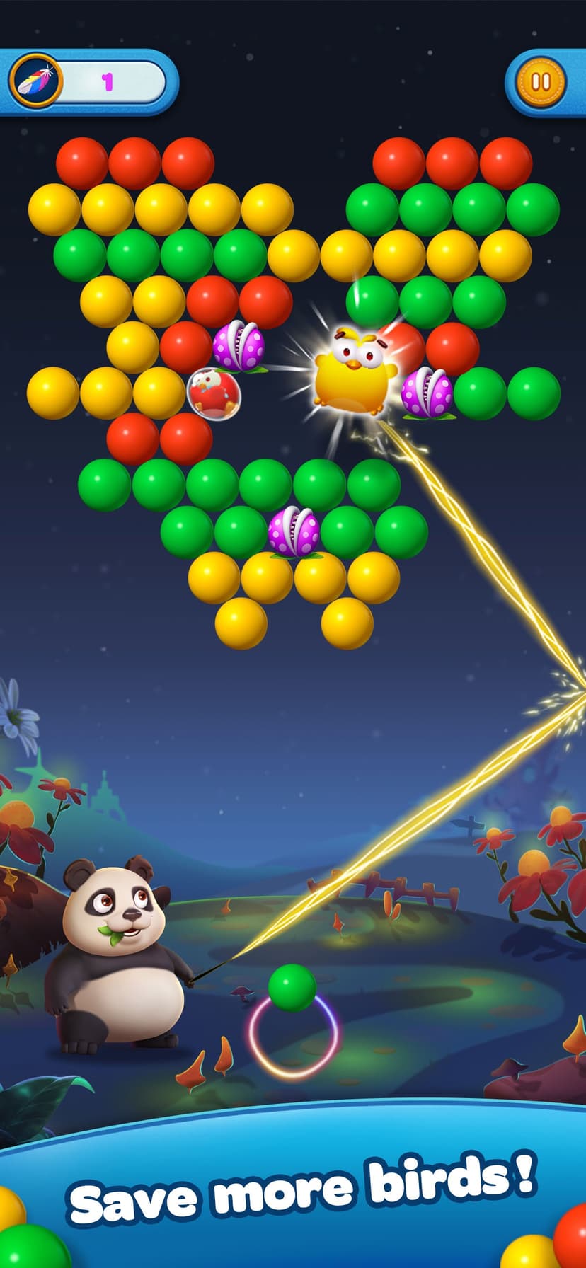Bubble Shooter Panda Crush screenshot 1 - screenshot