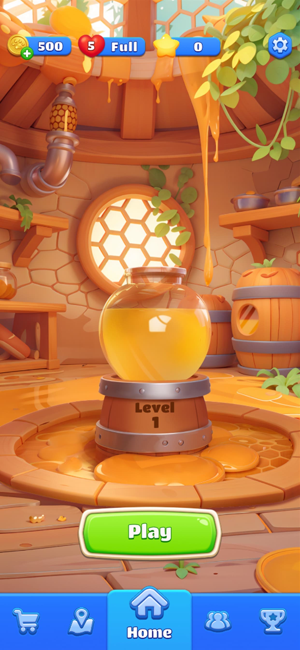 Hexa Sort 3D: Honey Factory screenshot 4 - screenshot