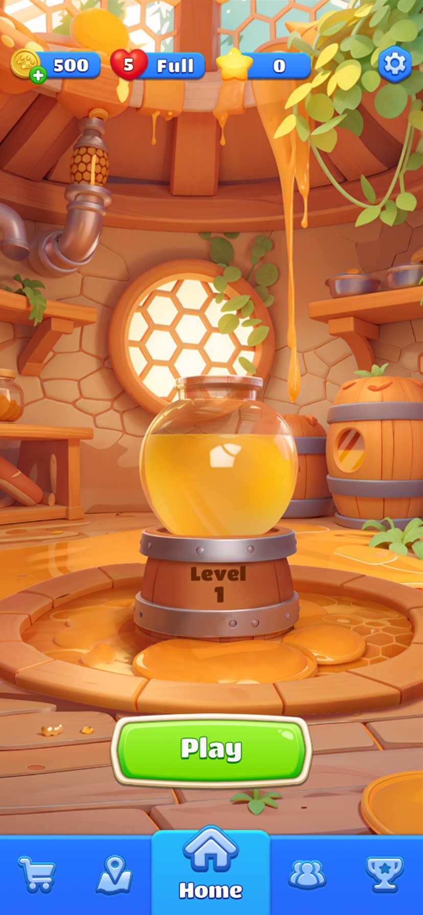 Hexa Sort 3D: Honey Factory screenshot 4 - screenshot