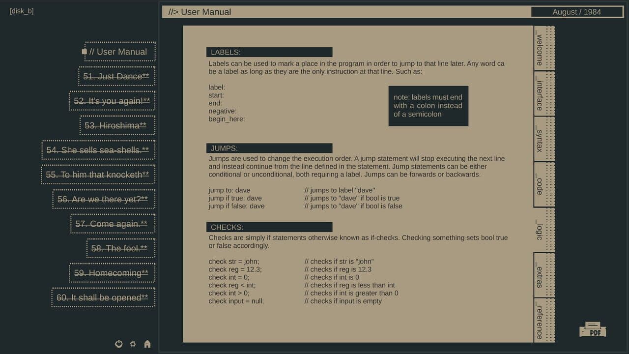 Null - screenshot