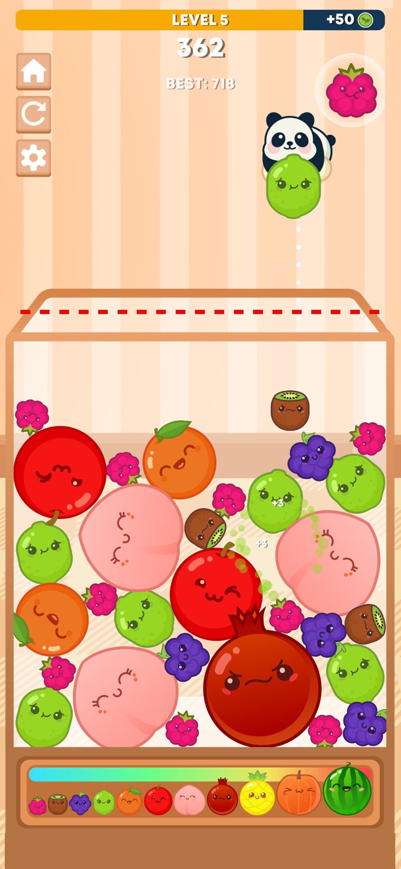 Watermelon Game: Panda Merge screenshot 3 - screenshot