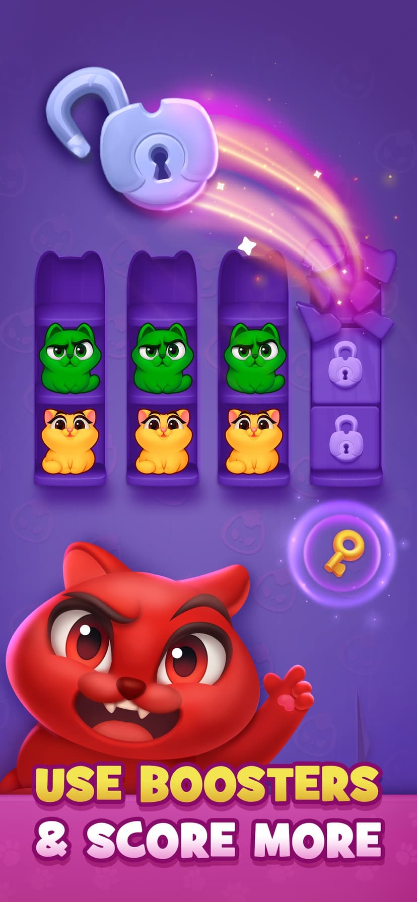 Kitty Sort: Twisted Tails screenshot 2 - screenshot