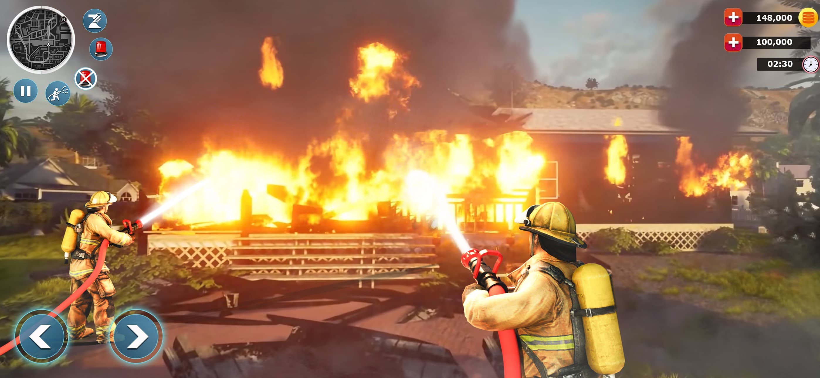 Firefighter Simulation 3D Game screenshot 1 - screenshot