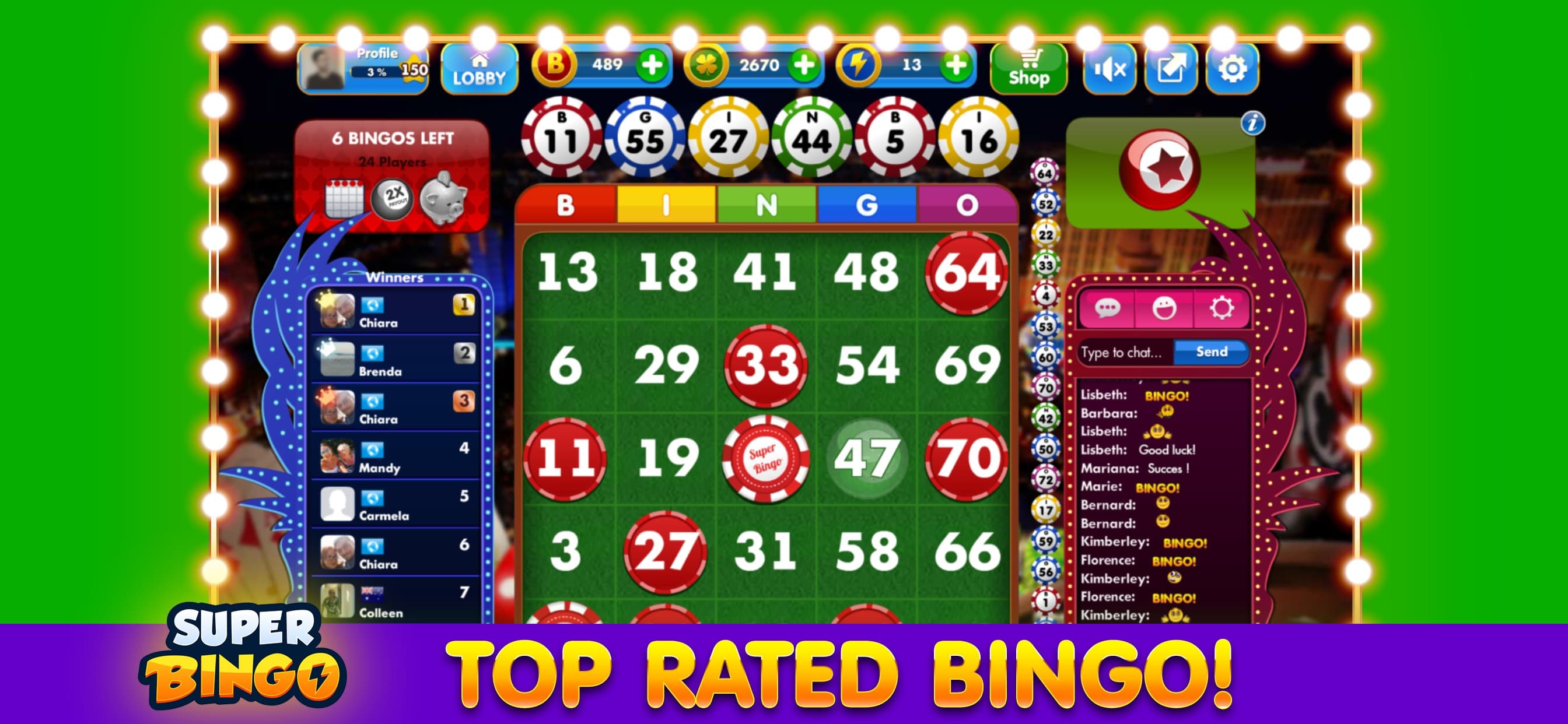 Super Bingo HD™ - Bingo Live screenshot 3 - screenshot